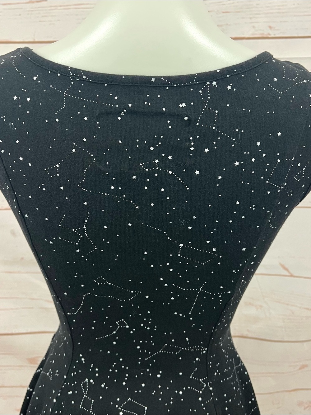 Effie’s Heart Retro Galaxy Constellation Pocket Skater Tunic Top Swing Dress - Picture 9 of 13